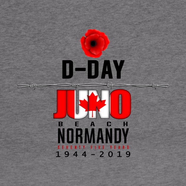 D Day Juno Beach Anniversary by SeattleDesignCompany